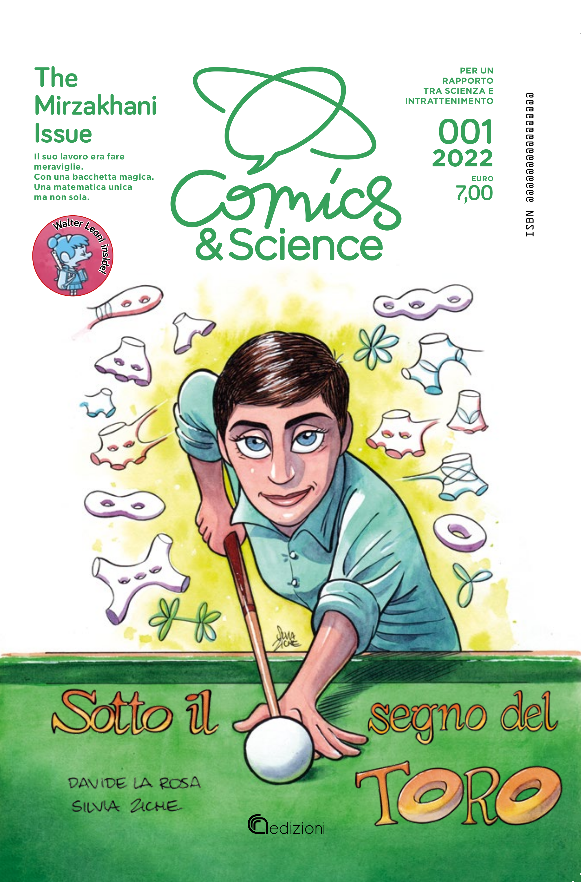 Cover of the Italian edition of "The Mirzakhani Issue"