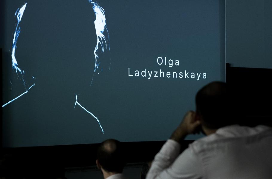 Photo of a screenplay of the movie "Olga Ladyzhenskaya"