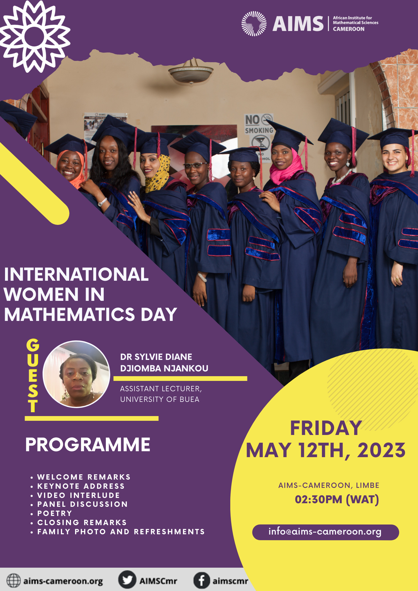 AIMS Cameroon Celabrates Women in Mathematics on May 12, 2023