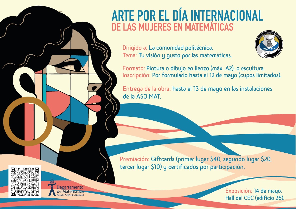 Arte por el Día Internacional de la Mujer en la Matemática