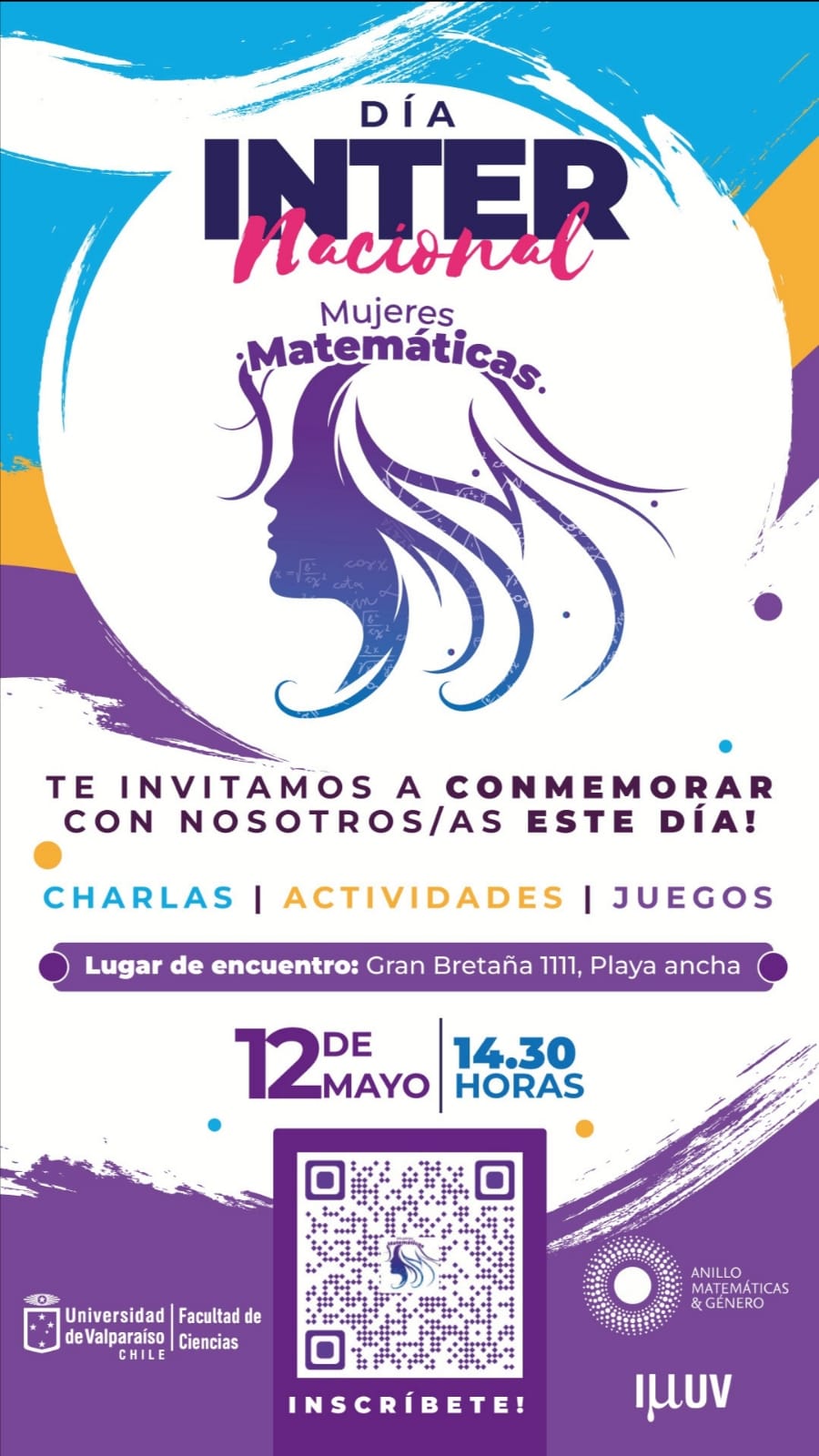 Están invitados a inscribirse en el código QR