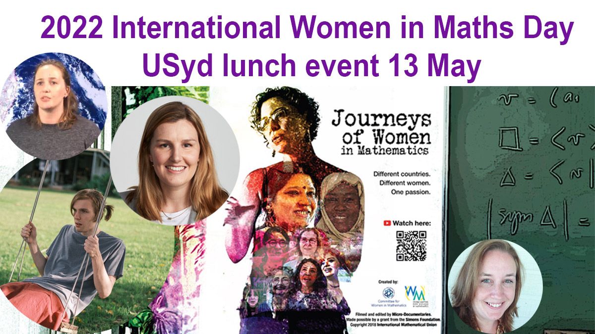 International Women in Maths Day Usyd Event