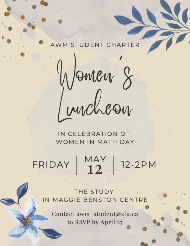 AWM Womens lunch poster