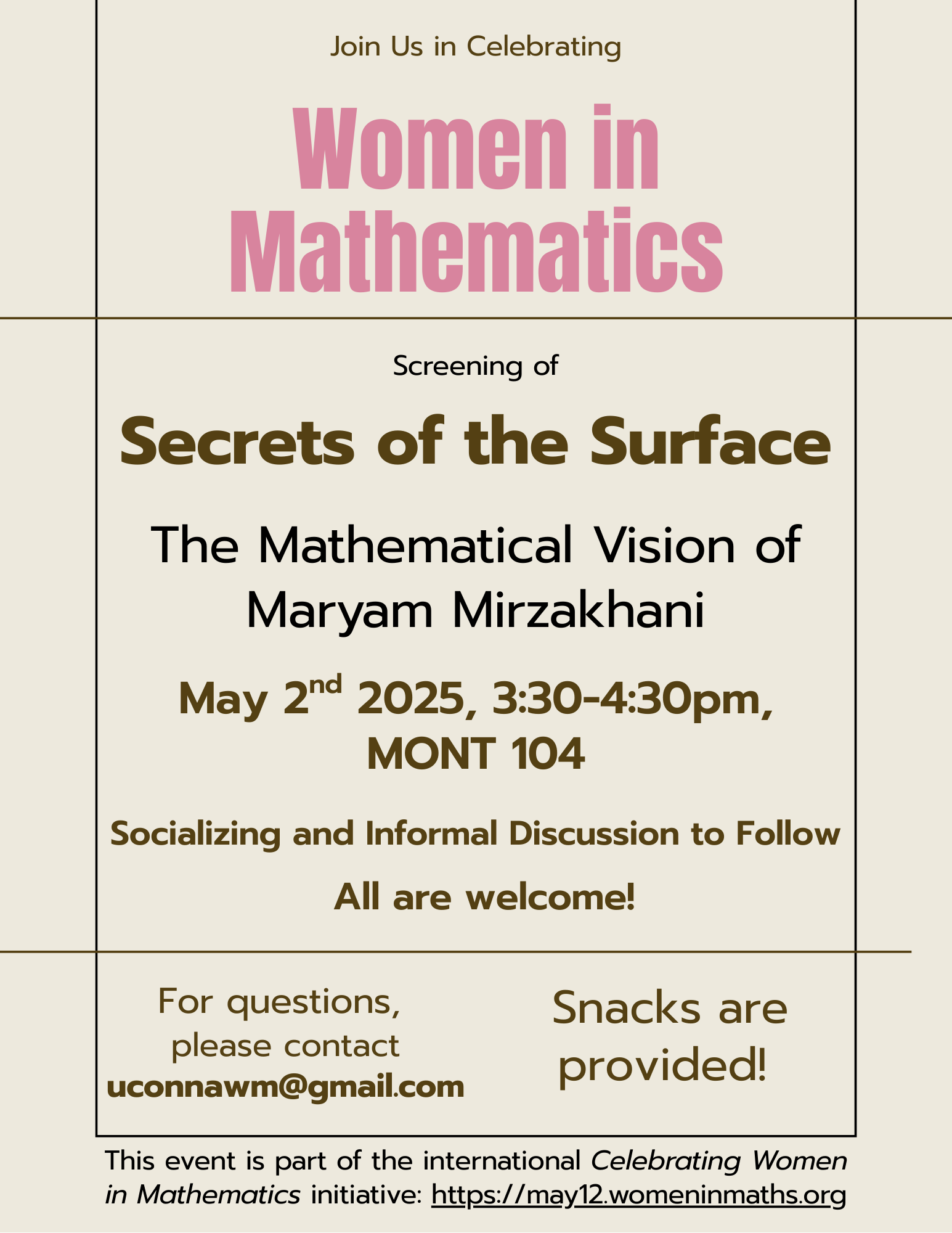 Event flyer