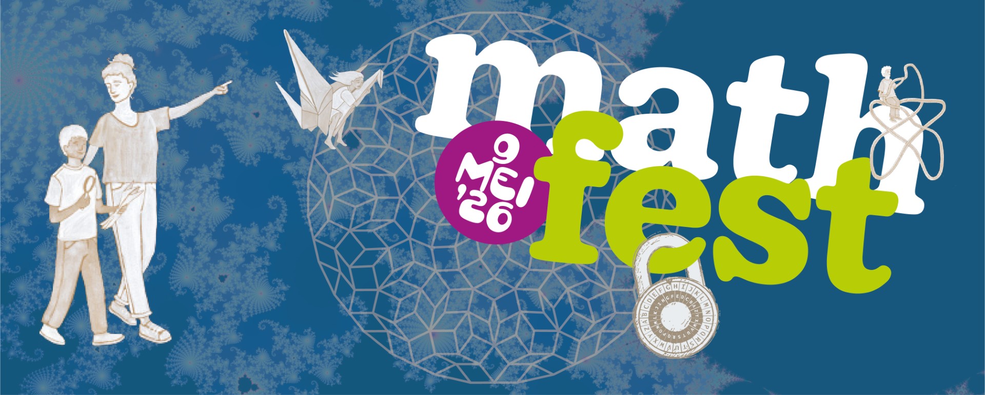 Banner of mathematics festival Mathfest