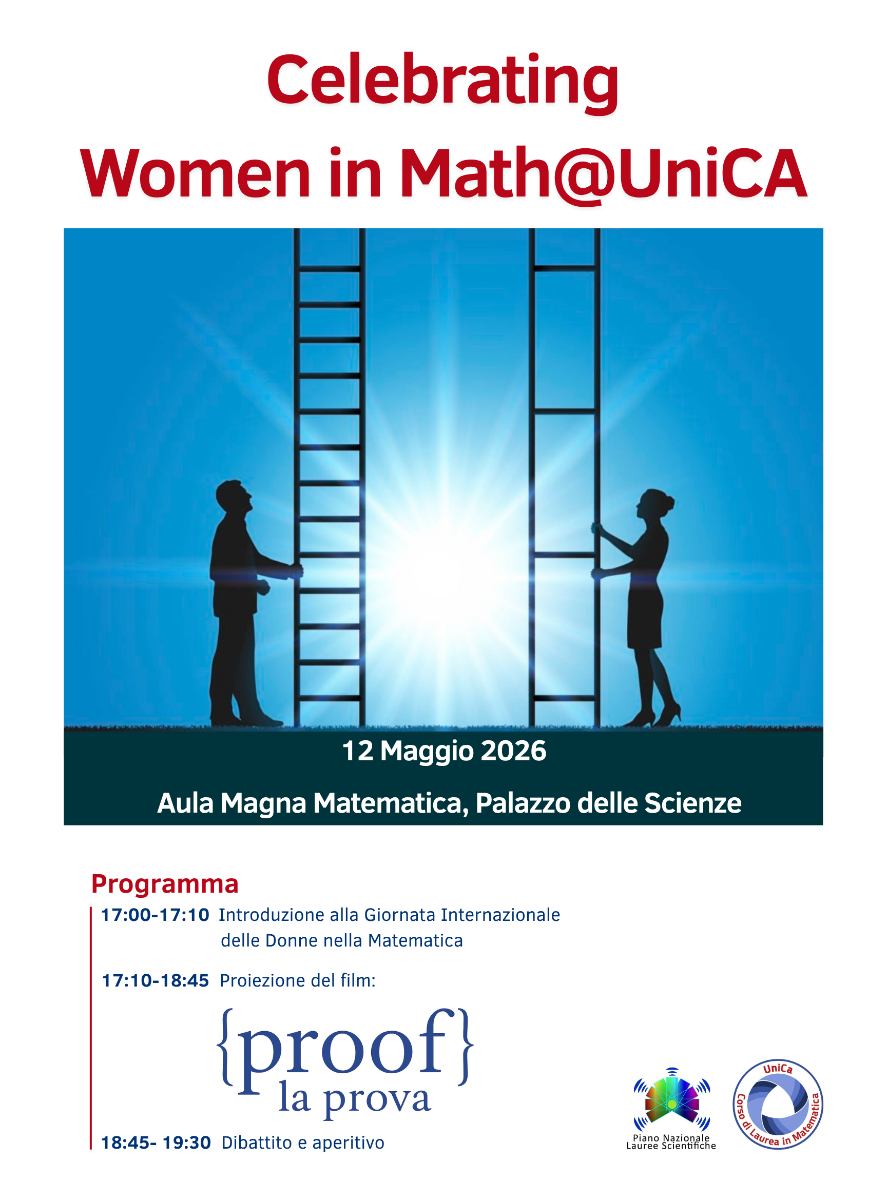 Flyer of Celebrating Women in Maths @UniCA 2026
