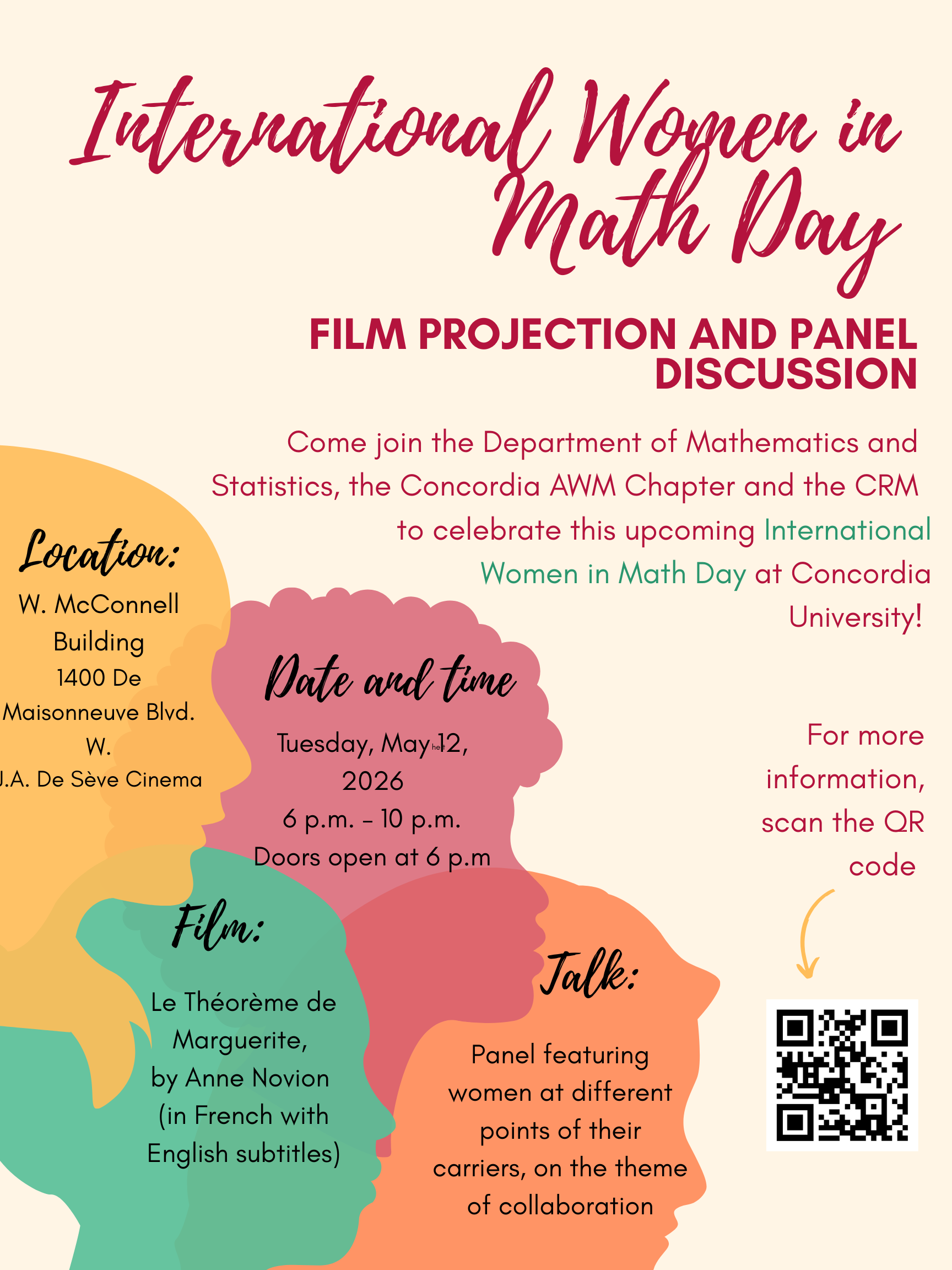 May 12 poster event for movie screening and panel of discussion