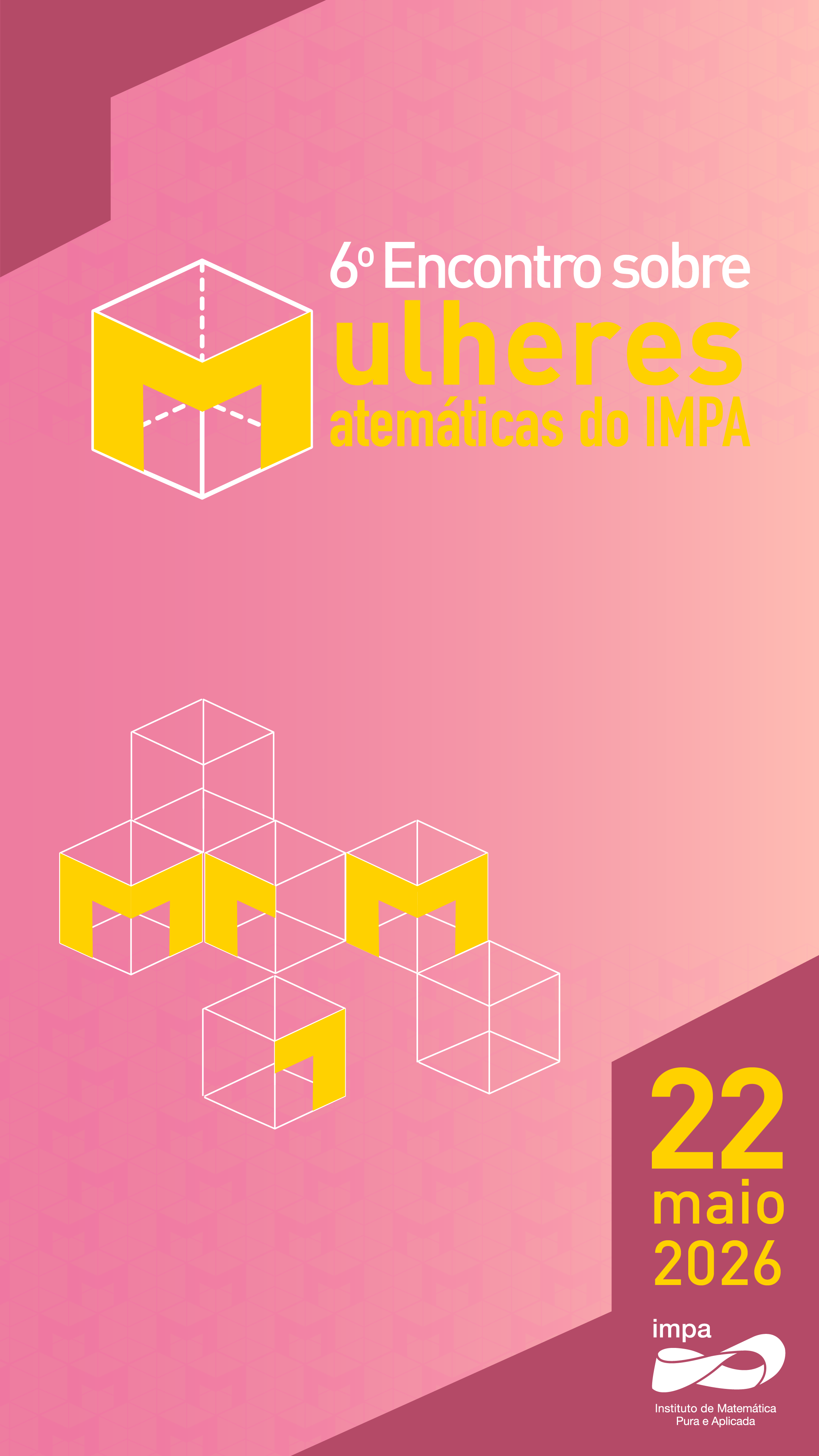 A colorful image, including the name and date of the event